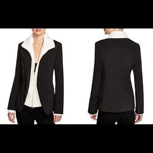 Aqua Mixed Media Blazer from Bloomingdale’s